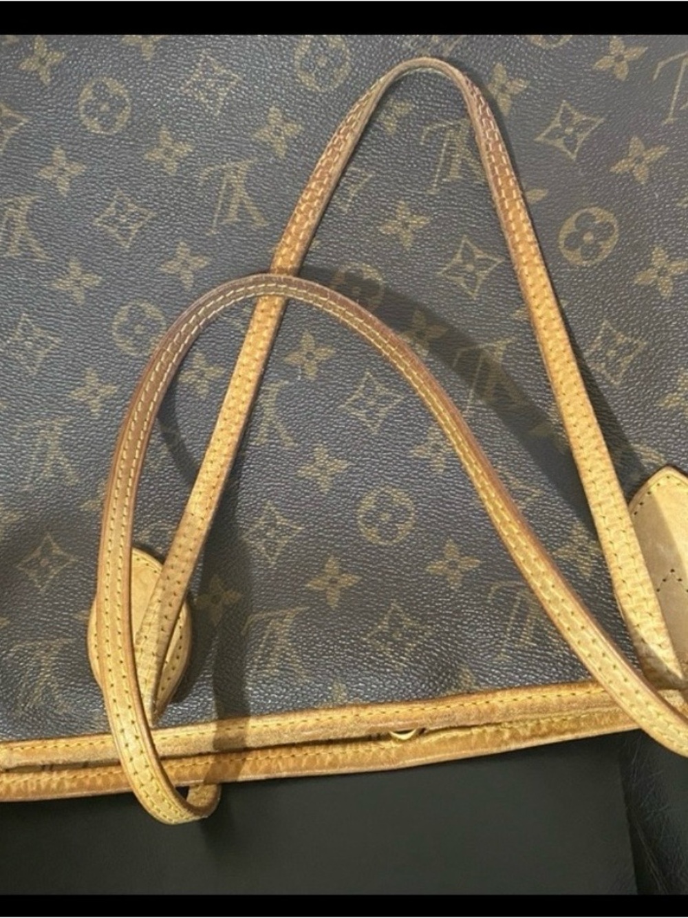 Louis Vuitton Monogram Never Full Tote with Vachetta Trim - Picture 9 of 16